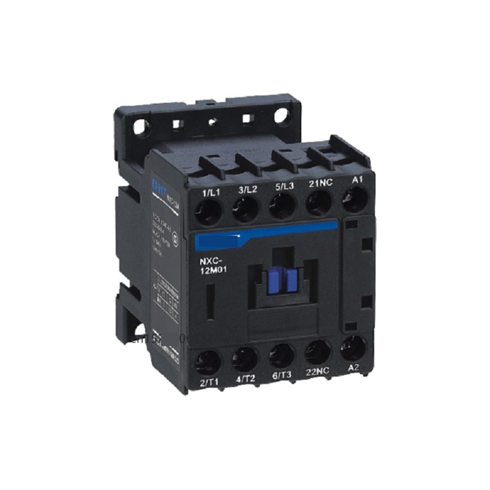 MOBYAT AC/DC Miniature Contactor NXC-06M10/09M10/12M10, 6A/9A/12A, 1NO/1NC, AC/DC 380V/220V/110V/24V, 1 pc (Color: NXC-12M DC, Size: 1NO_220V)