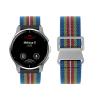 Nylon Replacement Band Compatible with Garmin Vivoactive 5, Titanium Hook, Elastic Adjustable Stretch Sport Band view 1