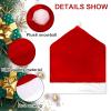 Morbuy Christmas Santa Hat Chair Covers, 2-Piece Set view 4