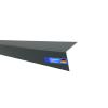 Anthracite Aluminum Angle Profile, 2000 mm, 50 x 25 mm, RAL 7016, 1.5 mm Thick view 1