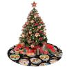 Sugar Skulls Butterfly Christmas Tree Skirt view 4