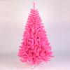 Artificial Christmas Tree with PVC Branches and White Metal Stand, 210 cm (6.9 ft) view 1
