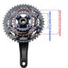 LSRRYD Bike Crankset, 22-32-44T Triple Chainring, 170 mm, Square-Taper, MTB/Road Bike, 8/9/10/11-Speed view 2