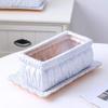 DSHUB Rectangular Ceramic Pots for Succulents and Plants view 4