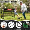 CATCHLUCK Kids' Soccer Goals for Backyard, 100x80/120x90 cm, 2-Pack with Carry Bag view 3