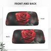 DEHIWI Rose Flower Pencil Case, Waterproof Pen and Cosmetic Organizer, Gold, One Size view 3