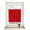 YANHONG No-Drill Clamp Pleated Shade 35 x 160 cm, Blackout Thermal, Red view 3