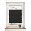 YANHONG Premium Pleated Blind 80 x 180 cm, No-Drill, Light-Blocking Sun Shade for Windows and Doors, Black view 3