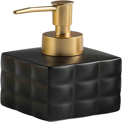 ALturN 220 ml Ceramic Soap, Shampoo, Shower Gel & Lotion Dispenser Bottle