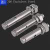 M8 316 Stainless Steel Hex Sleeve Anchors, Concrete Anchor Bolts view 2