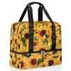Sunflower Butterfly Summer Sports Duffle Bag, 21L view 2