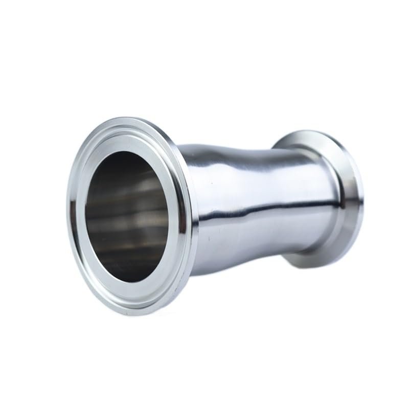 CONROS 2"/3/4" Tri-Clamp to 1.5" Tri-Clamp Reducer, 304 Stainless Steel Sanitary Pipe Fitting for Homebrew, 1 Pc (Size: 51 x 25 to 64 x 50.5)