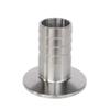 Sanitary Tri-Clamp Hose Connection Adapter, 304 Stainless Steel, 1 pc (10 mm x 25.4 mm Flange) view 1