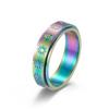 YAHOYA Anxiety Relief Flower Spinner Titanium Steel Rings for Men and Women view 1