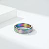 YAHOYA Anxiety Relief Flower Spinner Titanium Steel Rings for Men and Women view 3