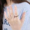 YAHOYA Anxiety Relief Flower Spinner Titanium Steel Rings for Men and Women view 4