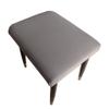 uyeoco Rectangular Ottoman Cover, Gray Stretch Stool Slipcover (#35, 1pc) view 1