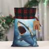 LZQPOEAS Christmas Jumping Fish Drawstring Gift Bags view 2