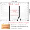 Xrdbfd Clear Waterproof PVC Tarp Curtain, 2 x 2.2 m view 2