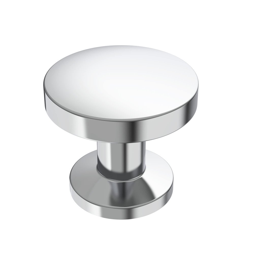 Alzassbg Polished Chrome Round Cabinet Knobs, 30-Pack, AL6044CP