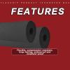 3-Pack Flexible Foam Pipe Insulation, ID 6 mm × 13 mm × 2 m view 2