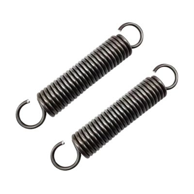 2-Pack Spring Steel Double-Hook Tension Springs, 1 x 11 x 70 mm