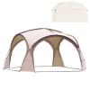 Waterproof Dome Tent for 6–8 People, Family Shelter with 4 Removable Sunshade Walls, 4.2 × 4.2 × 2.3 m view 1