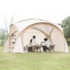 Waterproof Dome Tent for 6–8 People, Family Shelter with 4 Removable Sunshade Walls, 4.2 × 4.2 × 2.3 m view 2