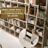 IisrAr 3.3–20 ft Freestanding Sliding Ladder Hardware Set with Extension Rail and Floor Wheels (Ladder Not Included) view 3