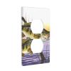 Bass Fish Print Wall Plate Cover, Heat-Resistant, Fade-Resistant, 11.4 x 7 cm view 2