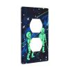 Glow-in-the-Dark Wall Plate Cover, Heat-Resistant, Fade-Resistant, 11.4 x 7 cm, for Bedroom, Kitchen, Bathroom view 2