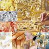 MEZOKUCEL Gold Foil Flakes, 3 Bottles, Mixed Colors view 4