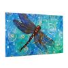 Blue Dragonfly Print 1000-Piece Premium Wooden Puzzle view 2