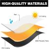 Jianghu Art 180 x 100 x 75 cm Rectangular Patio Table Cover, 600D Oxford Fabric, Waterproof, Windproof, UV-Resistant view 3