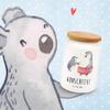 Mr. & Mrs. Panda Personalized Tea Canister – Penguin with Child view 2