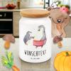 Mr. & Mrs. Panda Personalized Tea Canister – Penguin with Child view 4