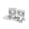 KABALI M3 M4 M5 M6 M8 Zinc-Plated Carbon Steel Square Nuts, Thin Rectangular Slider Blocks for Aluminum Profiles (50 pcs, M5-24 x 12 x 2.5 mm) view 1