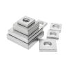 KABALI M3 M4 M5 M6 M8 Zinc-Plated Carbon Steel Square Nuts, Thin Rectangular Slider Blocks for Aluminum Profiles (50 pcs, M5-24 x 12 x 2.5 mm) view 3