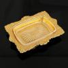 Creative European-Style Butter Dish with Rectangular Metal Lid view 3