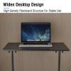 Standing Lectern, Mobile Height-Adjustable Laptop Desk, Light Oak view 3