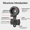 Pitxsgsia Upgraded Universal Phone Adapter Mount, Rotating Mounting Clip for Binoculars, Monoculars, and Telescopes view 2