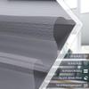 MupFup Dual-Layer Roller Blind, No-Drill Clip-Fix, 30 x 160 cm, Anthracite view 2