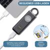 Ankilo Personal Alarm Keychain with Strobe LED, 130 dB Panic Alarm view 4
