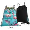 KoNsev San Francisco Flamingo Drawstring Backpack view 3