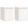 Camerina Wall Cabinets, 2-Piece Set, White, 30 x 30 x 40 cm, Solid Pine Wood view 2