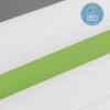 ibobu Day & Night Roller Blind, No Drilling, Green-Gray-White, 120 x 210 cm view 4