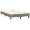 SECOLI Upholstered Bed 120x200 cm with Mattress, Slatted Base, Dark Gray Fabric, Type 3 view 4