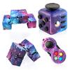 Cuackamily 3-Piece Anti-Stress Fidget Set with Galaxy Cube and Infinity Cube view 1
