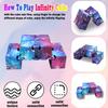 Cuackamily 3-Piece Anti-Stress Fidget Set with Galaxy Cube and Infinity Cube view 3