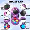 Cuackamily 3-Piece Anti-Stress Fidget Set with Galaxy Cube and Infinity Cube view 4